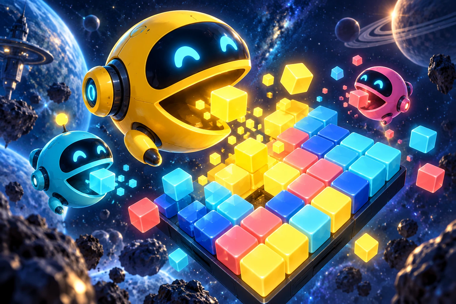 PacNova illustrated game cover